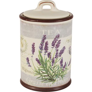 Банка для сыпучих продуктов (чай) Anna Lafarg LF Ceramics Лаванда (AL-190F8574-L-LF) ns0013b lf ns0013 t