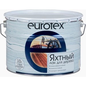 

Лак яхтный РОГНЕДА EUROTEX полуматовый 10л., EUROTEX полуматовый 10л.