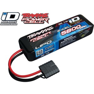 фото Аккумулятор traxxas 5800мач 7.4в 2 cell 25c li-po battery (id plug)