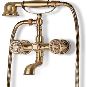 

Смеситель для ванны Bronze De Luxe с коротким изливом 11 см, бронза (10119), с коротким изливом 11 см, бронза (10119)