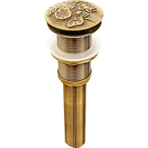 Донный клапан для раковины Bronze De Luxe клик-клак бронза (21976)