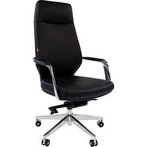 

Кресло Chairman 920 кожа/кз, черный, 920 кожа/кз, черный