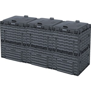 

Компостер садовый Piteco 900л с крышкой K1130/K1030 чёрный (из 3-х мест), 900л с крышкой K1130/K1030 чёрный (из 3-х мест)