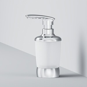 Дозатор жидкого мыла Am.Pm Sensation матовое стекло, хром (A3031900)