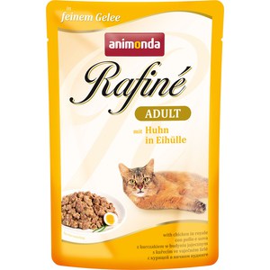 

Паучи Animonda Rafine Adult with Chicken in Royale с курицей в яичном пудинге для кошек 100г (83796), Rafine Adult with Chicken in Royale с курицей в яичном пудинге для кошек 100г (83796)