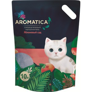 

Наполнитель AromatiCat Яблоневый сад силикагелевый с ароматом яблока для кошек 10л (АС210), Яблоневый сад силикагелевый с ароматом яблока для кошек 10л (АС210)