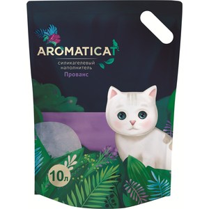 фото Наполнитель aromaticat прованс силикагелевый для кошек 10л (ас310)