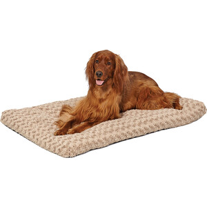 Лежанка Midwest Ombre' Mocha Swirl Fur Pet Bed 42'' плюшевая с завитками 102х69 см мокко для собак Ombre' Mocha Swirl Fur Pet Bed 42