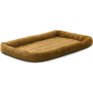 Лежанка Midwest Pet Bed меховая 61х46 см коричневая - фото 1