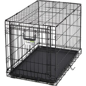 Клетка Midwest Ovation 30'' Single Door Crate 79x49x55h см с торцевой вертикально-откидной дверью черная для собак