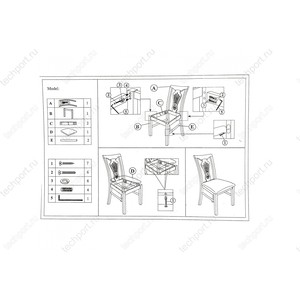 фото Стул woodville arfa butter white.