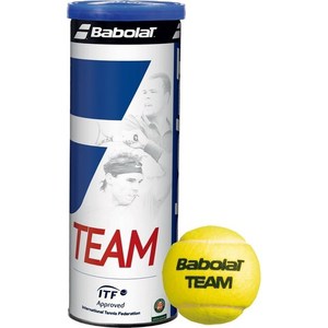 фото Мяч для большого тенниса babolat team 3b (501041)