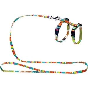 

Шлейка Hunter Smart Harness with Leash Set Stripes нейлон разноцветная для кошек и собак, Smart Harness with Leash Set Stripes нейлон разноцветная для кошек и собак