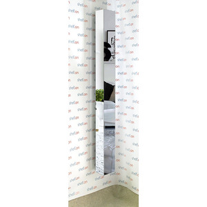 Поворотный зеркальный шкаф Shelf.On Hop (Хоп), металл перекладина для вешалок 52x2 5x2 5 см металл серебристый