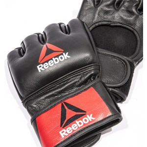 фото Перчатки reebok для mma combat leather glove large (rscb-10330rdbk)