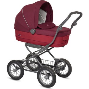 Коляска Inglesina Sofia 2 в 1 на шасси Ergobike Slate AA15J6RBR + AE15H6100, цвет Ruby Red