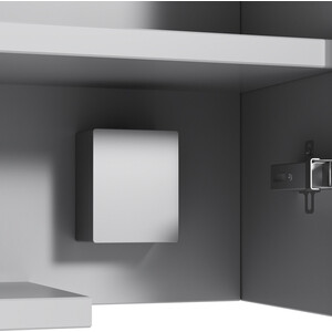 Зеркальный шкаф Am.Pm Spirit 2.0 60 левый, с подсветкой, белый (M70AMCL0601WG)