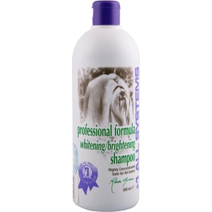 фото Шампунь 1 all systems professional formula whitening / brightening shampoo отбеливающий для яркости окраса шерсти кошек и собак 250мл
