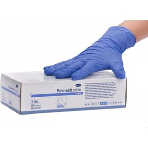 Перчатки Hartmann Peha-soft Nitrile Fino L диагностические нитриловые без пудры 150шт