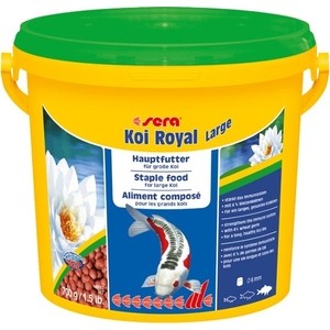 

Корм SERA KOI ROYAL LARGE Staple Food for Large Koi гранулы для крупных кои 3,8л (700г), KOI ROYAL LARGE Staple Food for Large Koi гранулы для крупных кои 3,8л (700г)