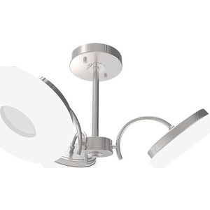 

Потолочная светодиодная люстра с пультом IDLamp 107/3PF-LEDWhitechrome, 107/3PF-LEDWhitechrome