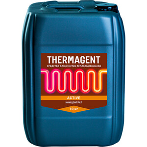 Средство для очистки Thermagent Active для систем отопления 10 кг теплоноситель обнинскоргсинтез для систем отопления thermagent технология уюта 65 10кг
