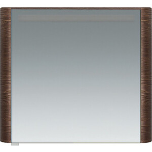 Зеркальный шкаф Am.Pm Sensation 80 правый, с подсветкой, табачный дуб (M30MCR0801TF) правый зеркальный шкаф aquaton