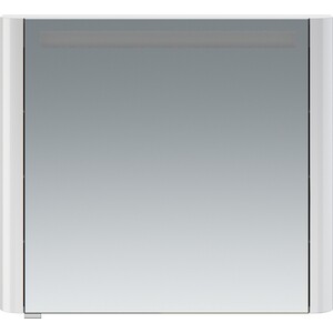 Зеркальный шкаф Am.Pm Sensation 80 правый, с подсветкой, белый глянец (M30MCR0801WG)
