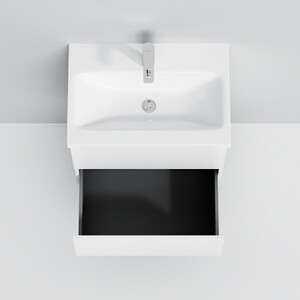 Мебель для ванной Am.Pm Gem 60 подвесная, два ящика, белый глянец