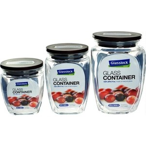 

Набор контейнеров для сыпучих продуктов 3 штуки Glasslock (HG-638), (HG-638)