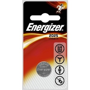 

Батарейка ENERGIZER литиевая миниатюрная 2025 2шт, литиевая миниатюрная 2025 2шт