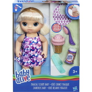 

Интерактивная кукла Hasbro Baby Alive Малышка с мороженым C1090EU4, Baby Alive Малышка с мороженым C1090EU4