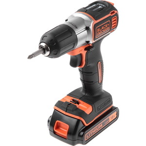 фото Аккумуляторная дрель-шуруповерт black+decker asd18k