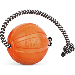 Игрушка CoLLaR LIKER Cord 9 мячик на шнуре диаметр 9см для собак крупных пород (6297)
