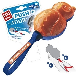 

Игрушка GiGwi Dog Toys Push to Mute сова с отключаемой пищалкой для собак (75329), Dog Toys Push to Mute сова с отключаемой пищалкой для собак (75329)