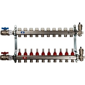 

Коллекторной блок STOUT 1''х3/4'' 10 выходов с расходомерами (SMS 0907 000010), 1"х3/4" 10 выходов с расходомерами (SMS 0907 000010)