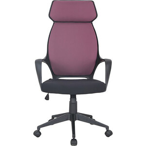 Кресло офисное Brabix Galaxy EX-519 ткань черное/терракотовое (531570)