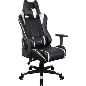 

Кресло для геймера Aerocool AC220 AIR-BW черно-белое с перфорацией, AC220 AIR-BW черно-белое с перфорацией