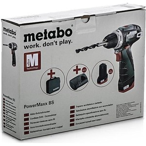 Аккумуляторная дрель-шуруповерт Metabo PowerMaxx BS (600079500)