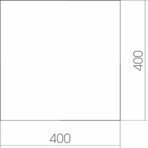 Зеркало Mixline Комфорт 40х40 квадрат (4620001981212)