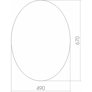 фото Зеркало mixline эллада 50х67,5 с фацетом (4620001981144)