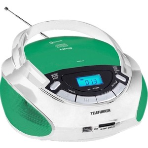 

Магнитола TELEFUNKEN TF-CSRP3492B белый/зеленый, TF-CSRP3492B белый/зеленый