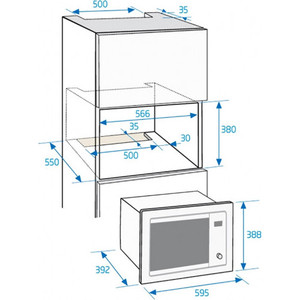 фото Встраиваемая микроволновая печь beko mgb 25333 bg