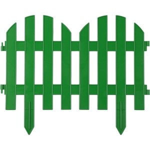Забор декоративный Grinda 28х300см зеленый ''Палисадник'' (422205-G)