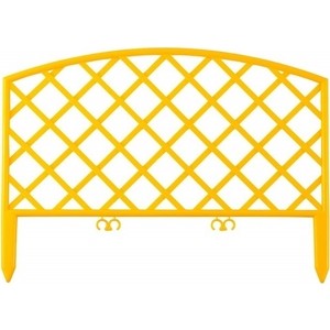 Забор декоративный Grinda ПЛЕТЕНЬ 24x320 см желтый - фото 1