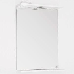 Зеркало Style line Инга 50 с подсветкой, белое (ЛС-00000392) зеркало со шкафом style line