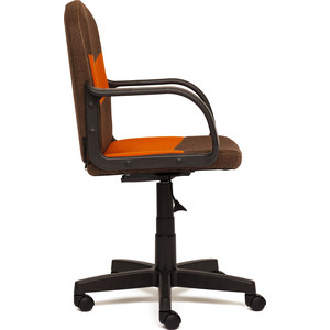 Кресло TetChair BAGGI ткань коричневый/оранжевый ЗМ7/С23