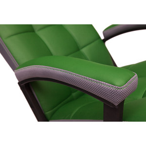 Кресло TetChair TRENDY кожзам/ткань зеленый/серый 36-001/12 TRENDY кожзам/ткань зеленый/серый 36-001/12 - фото 5