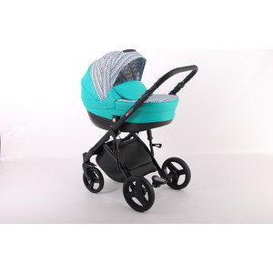 

Коляска 2 в 1 Lonex Comfort Galaxy COMF-G-09 бирюза/зигзаг, Comfort Galaxy COMF-G-09 бирюза/зигзаг