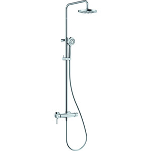 фото Душевая система kludi logo dual shower system со смесителем, хром (6808505-00)